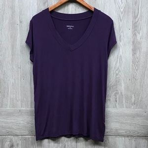 Merona V-Neck Short Sleeve Tee Shirt BB39